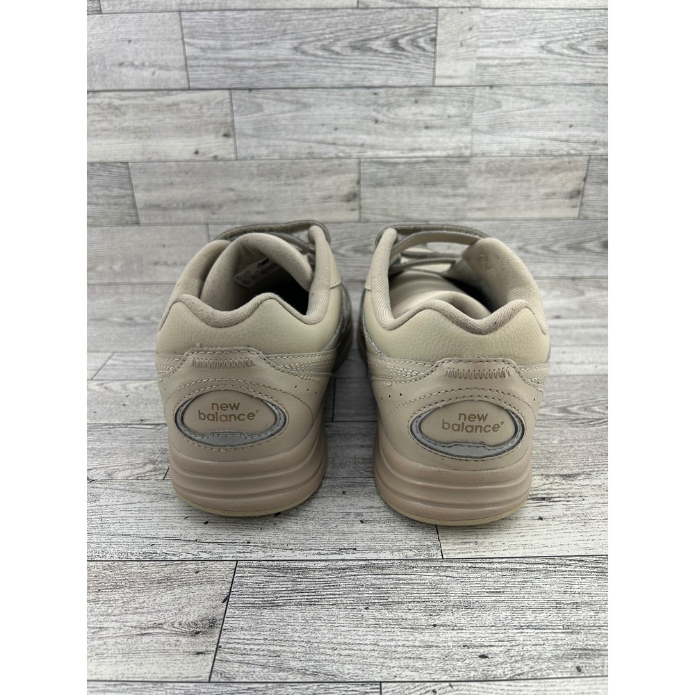 New Balance‎ 577 Walking Shoe Beige Leather Hook and Loop Strap Comfort 8.5M - Picture 6 of 12
